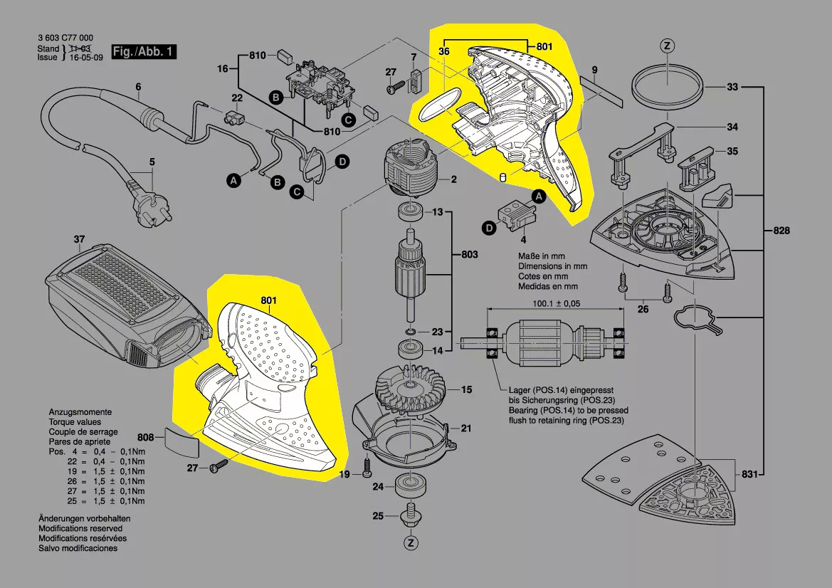 Coquille réf. 2 609 000 128 Bosch
